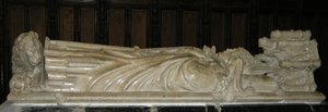 Castillon'lu Hughes'un heykeli (mermer)