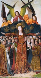 Merhamet Bakiresi, Santa Maria del Campo Ustası tarafından resim by Master of Santa Maria del Campo