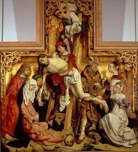 Haçtan İniş (panelde yağ) by Master of St. Bartholemew