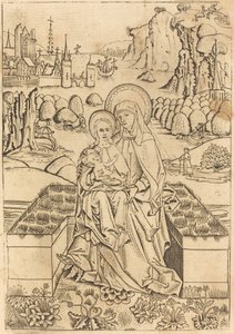 Aziz Anne ile Madonna ve Çocuk by Master of St. Sebastian