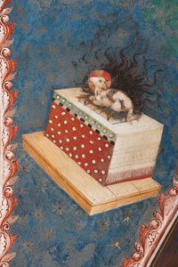 "Mistik Kuzu", insanlığın kurtuluşu için kurban sembolü, c.1420 (fresk)