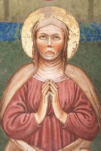 "Pentekost", Meryem Ana Detayı, c.1420 (fresk)