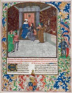 Edward IV, Altın Post nişanı giyerek tahta çıktı, kitabı Jean Wavrin