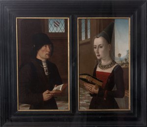 Bankacı Pierantonio Baroncelli ve eşi Maria Bonciani