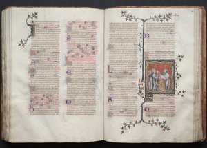 Gotha Missal: Fol. 108r, Tapınakta Sunum, c. 1375.