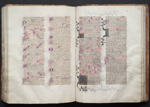 Gotha Missal: Fol. 113r, Metin, c. 1375. by Master of the Boqueteaux