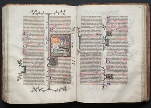Gotha Missal: Fol. 114r, Metin, c. 1375. by Master of the Boqueteaux