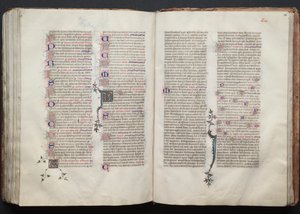 Gotha Missal: Fol. 136r, Metin, c. 1375. by Master of the Boqueteaux