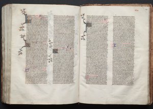 Gotha Missal: Fol. 144v, Metin, c. 1375. by Master of the Boqueteaux