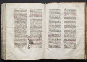 Gotha Missal: Fol. 148r, Metin, c. 1375. by Master of the Boqueteaux