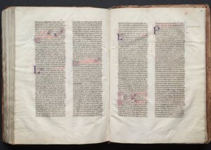 Gotha Missal: Fol. 151r, Metin, c. 1375. by Master of the Boqueteaux