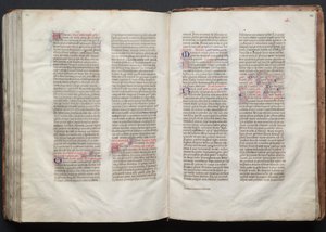 Gotha Missal: Fol. 152r, Metin, c. 1375. by Master of the Boqueteaux