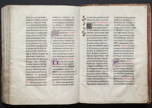 Gotha Missal: Fol. 160r, Metin, c. 1375. by Master of the Boqueteaux