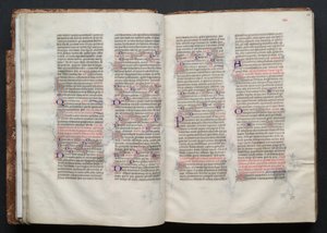 Gotha Missal: Fol. 24r, Metin, c. 1375. by Master of the Boqueteaux