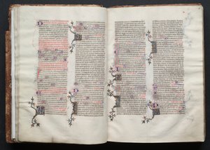 Gotha Missal: Fol. 25r, Metin, c. 1375. by Master of the Boqueteaux