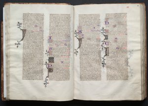 Gotha Missal: Fol. 33r, Metin, c. 1375. by Master of the Boqueteaux