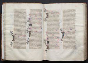 Gotha Missal: Fol. 33v, Metin, c. 1375. by Master of the Boqueteaux