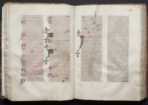 Gotha Missal: Fol. 44r, Metin, c. 1375. by Master of the Boqueteaux