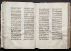 Gotha Missal: Fol. 45r, Metin, c. 1375. by Master of the Boqueteaux