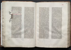 Gotha Missal: Fol. 46v, Metin, c. 1375. by Master of the Boqueteaux