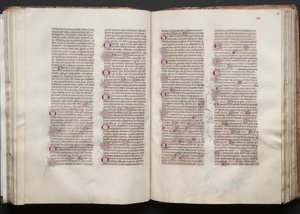 Gotha Missal: Fol. 52v, Metin, c. 1375. by Master of the Boqueteaux