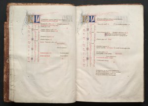 Gotha Missal: Fol. 6r, Metin, c. 1375. by Master of the Boqueteaux
