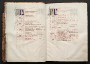 Gotha Missal: Fol. 8r, Metin, c. 1375. by Master of the Boqueteaux