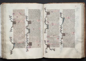 Gotha Missal: Fol. 90v, Metin, c. 1375. by Master of the Boqueteaux