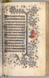 Charles the Noble, Navarre Kralı 1361-1425 saatleri: fol. 183r, Metin, c. 1405.