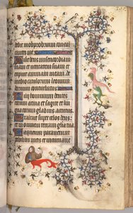 Charles the Noble, Navarre Kralı 1361-1425 saatleri: fol. 193r, Metin, c. 1405.