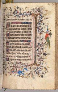 Charles the Noble, Navarre Kralı 1361-1425 saatleri: fol. 221r, Metin, c. 1405.