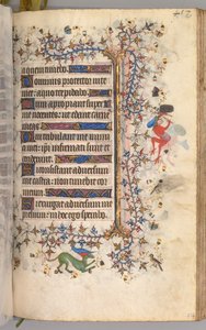 Charles the Noble, Navarre Kralı 1361-1425 saatleri: fol. 223r, Metin, c. 1405.