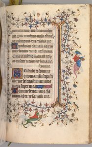Charles the Noble, Navarre Kralı 1361-1425 saatleri: fol. 228r, Metin, c. 1405. by Master of the Brussels Initials and Associates