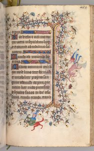Charles the Noble, Navarre Kralı 1361-1425 saatleri: fol. 239r, Metin, c. 1405.
