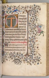 Charles the Noble, Navarre Kralı 1361-1425 saatleri: fol. 262r, Tutkunun Aletleri, c. 1 by Master of the Brussels Initials and Associates