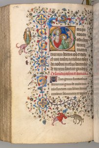 Charles the Noble, Navarre Kralı 1361-1425, fol. 280v, SS. İş ve Eustace, c. 1405.