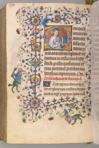 Charles the Noble, Navarre Kralı 1361-1425, fol. 293v, Aziz Yoon, c. 1405.