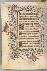 Charles the Noble, Navarre Kralı 1361-1425, fol. 321v, Ölüm Büstü, c. 1405. by Master of the Brussels Initials and Associates