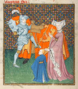 Harley 4431, f.135v Christine de Pizan