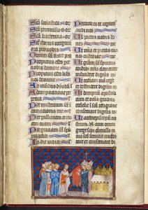 Cotton Tiberius B. VIII f.73r, Reims Başpiskoposu Oriflamme