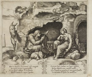 Apuleius Bir Eşeğe Dönüştü by Master of the Die