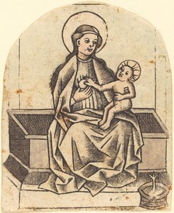 madonna ve çocuk by Master of the Dutuit Mount of Olives