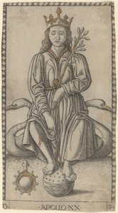 Apollon by Master of the E Series Tarocchi