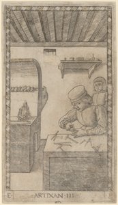 Αρτηξαν (Αρτησαν) by Master of the E Series Tarocchi