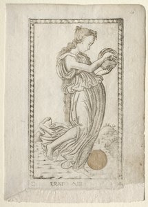 Tarocchi D serisinden Erato lirik ve aşk şiiri, 1467