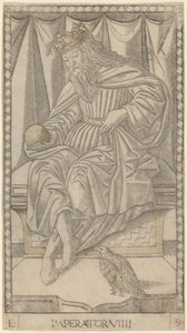 İmparator (İmparator) by Master of the E Series Tarocchi
