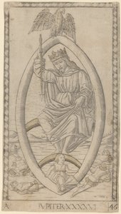 Jüpiter (Jüpiter) by Master of the E Series Tarocchi