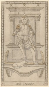 Mars (Mart) by Master of the E Series Tarocchi