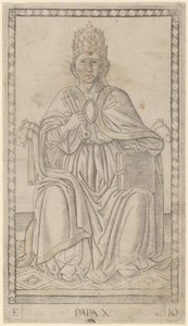 Papa (Papa) by Master of the E Series Tarocchi