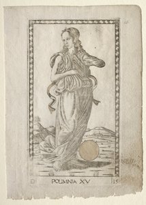 Polyhymnia (kahramanca ilahiler) (Tarocchi serisi D: Apollo ve İlham Perileri, #15